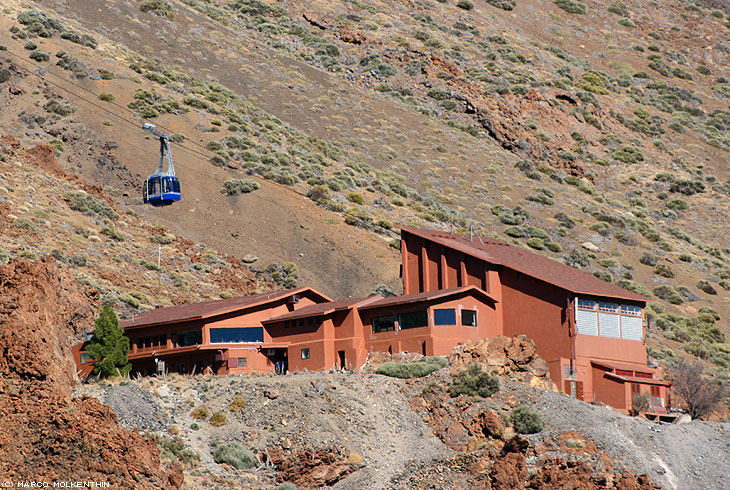Seilbahnstation am Pico del Teide