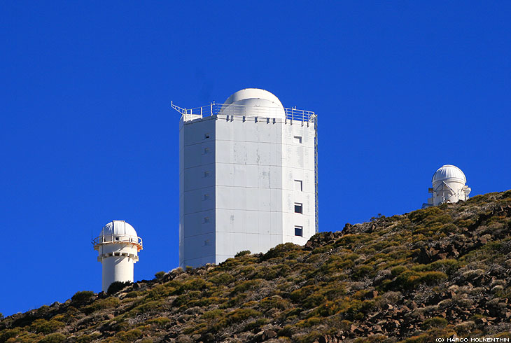 GREGOR-Teleskopgebäude auf Teneriffa