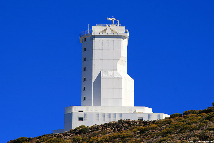 Vakuumturmteleskop auf Teneriffa